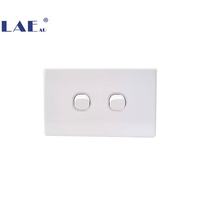 10A 250V 2 Gang Wall Light Switch