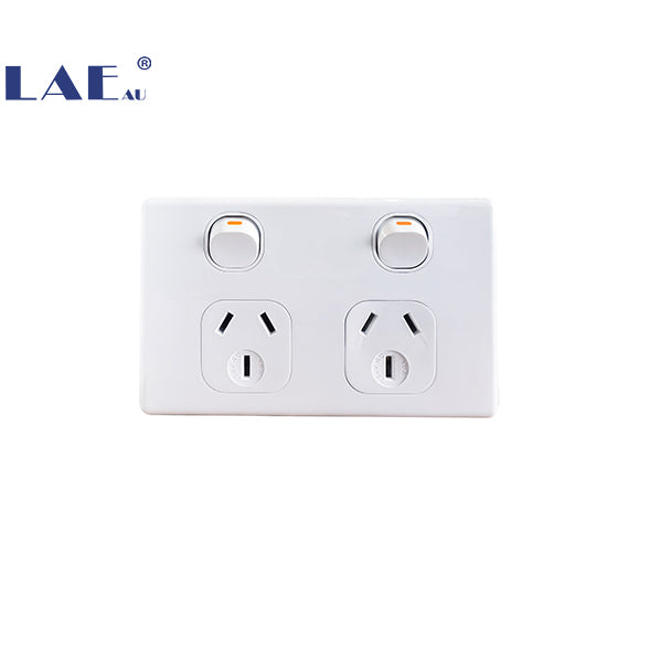 Classic Double GPO 250V 10A Switches Sockets